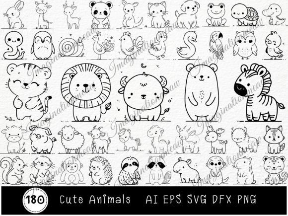 Download 180 Cute Animal Svg - Animal svg Collection
