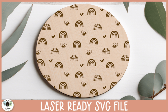 Download Boho Rainbow SVG | Laser Engraving File - Premium Resources