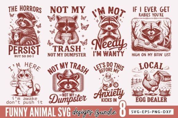 Download Funny Animal SVG Bundle, Funny Sarcastic - Animal svg Collection