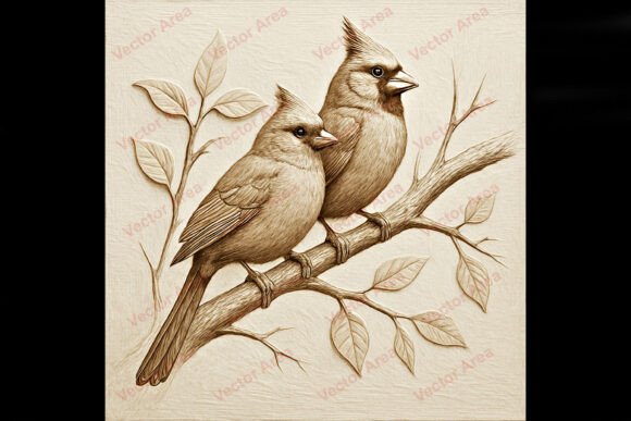 Download Cardinal Bird Laser Engraving File PNG - Premium Resources